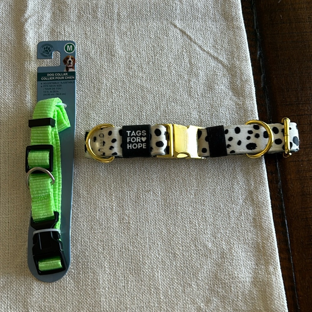2 Adorable Dog Collars
